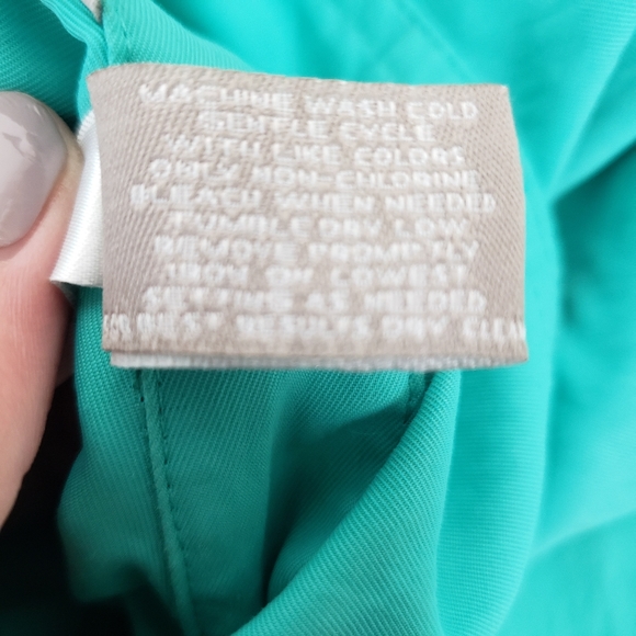 Chico's Lightweight Light Green Jacket - Picture 7 of 9